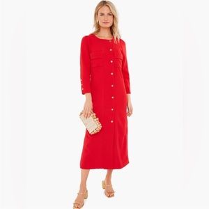 Tuckernuck Red Midi Dress